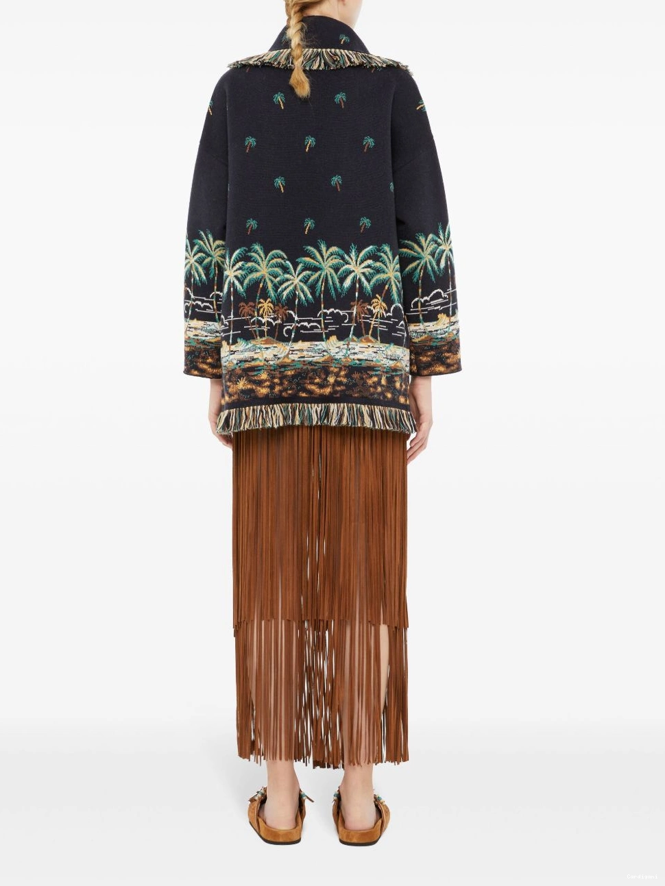 Affordable Women The Tale cardigan Alanui virgin-wool A Hawaiian Of 0426